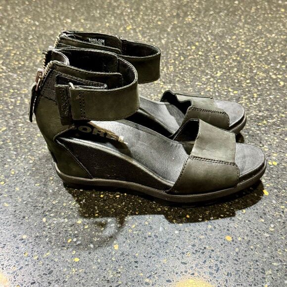 Sorel Joanie II Ankle Strap Wedge Sandals - Picture 6 of 10